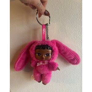 Bratziez Sweetheartz Series Sasha Bunny Boo Pink Plush Keychain